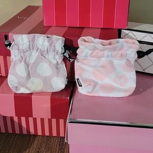 VS PINK Drawstring Pouches